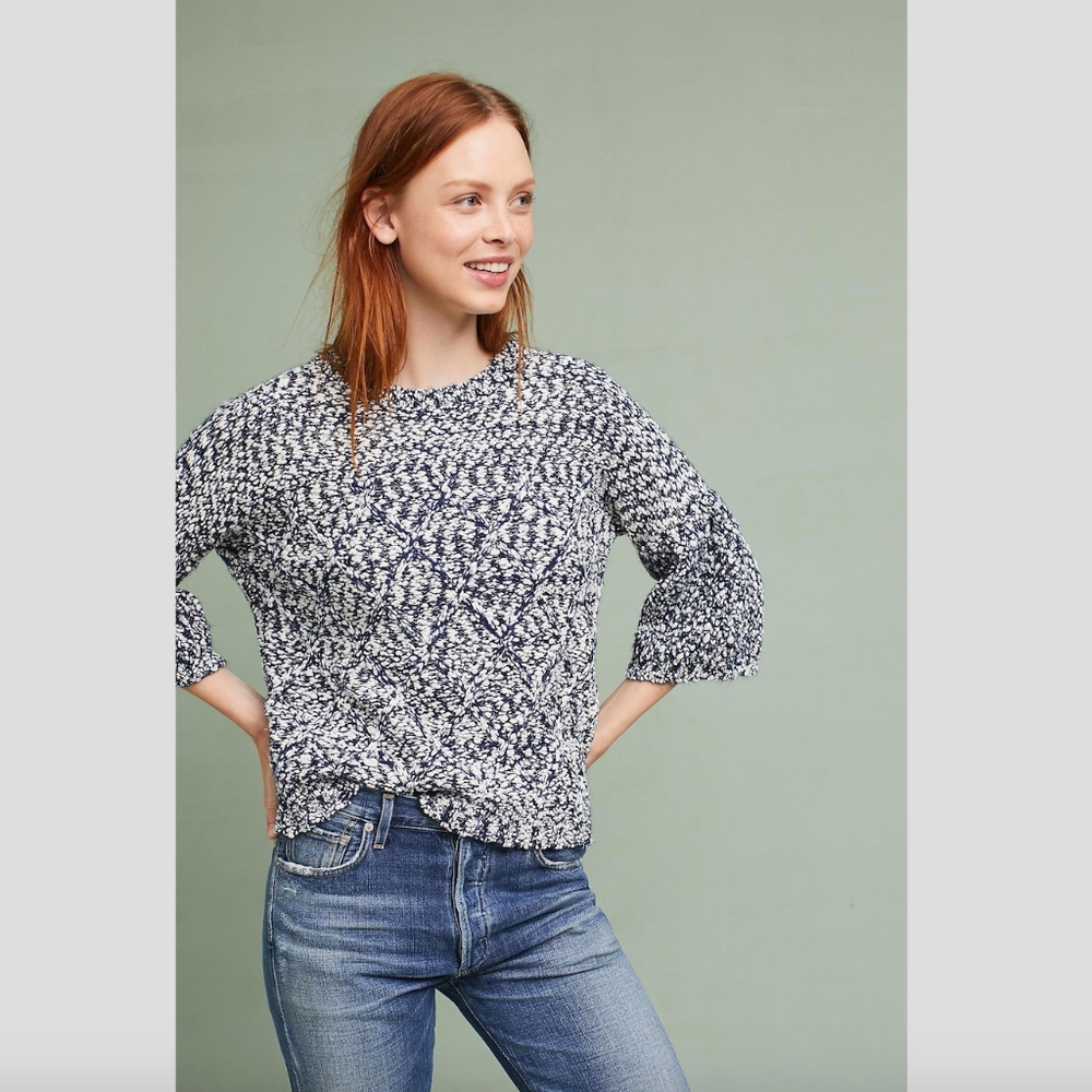 Anthropologie Maggie Marled Pullover